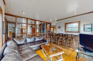 Lakefront home with outdoor firepit & private dock - near downtown - 1