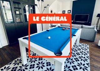 "Le Général" Appartement prestige proche gare, haut-de-gamme, avec billard et parking privé - 0