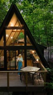 Wilewood A-Frame, Romantic Treehouse Getaway, Hot Tub - 7