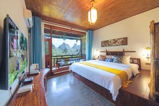 阳朔赴山海翠影楼酒店遇龙河景区店Yangshuo Scenic Mountain Retreat - 9