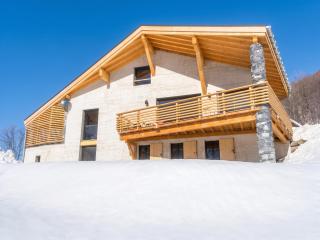 Chalet chaleureux montagne, Valmeinier, vue imprenable + 180 m² - 0