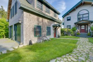 Waterfront Prospect Harbor Cottage: Yard, Fire Pit - 9