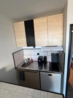 Joli Studio Cabine 1ère ligne avec parking privé - 3
