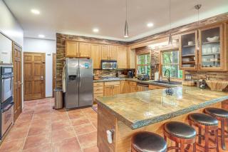 Riverfront Lake Lure Lodge w/ Fire Pit & Hot Tub! - 1