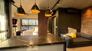 Vista Ampla e Estilo Industrial nesse Lindo Loft - 5