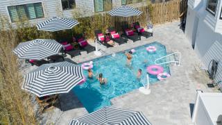 Seaside Rose Luxury Direct Ocean Front, Heated Pool, Hot Tub, Downtown, Game Room, Sleeps 28, Pets - 4