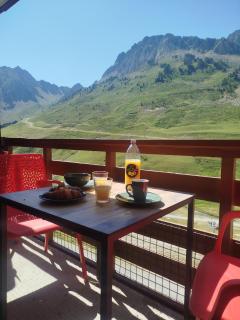 Alti Studio La Mongie - Pied des pistes - Balcon plein sud - Vue montagnes - 5 personnes - 9