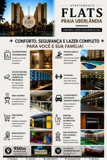 Flats Praia Uberlandia - Apt próximo ao Praia Clube - Area de lazer com Portaria 24 horas, piscina, academia, brinquedoteca, churrasqueira e áreas verdes para caminhadas - 3