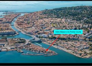 LE BARREUR Maison Authentique Sètoise La pointe Courte, Bord de Mer, Climatisée, Parking gratuit proximité - 4