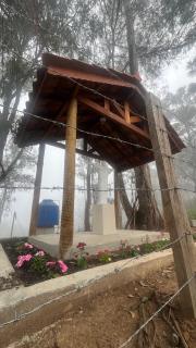 Chale verde Aconchegante com lareira no bosque e estacionamento grátis - 6