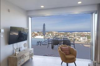 Villa Kypriana Sea Views Walk To Beach & Strip Sleeps 8 Pool - 5