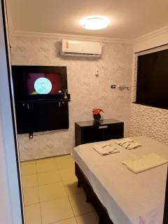Esperança-FLAT104:Centro hospitalar, 1quarto casal - 6