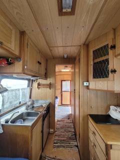 Sleep inside a classic Volkswagen Westfalia or our legendary Mercedes Düdo overland cabin in central Svolvær Close to public showers and toilets NO PARKING - 2