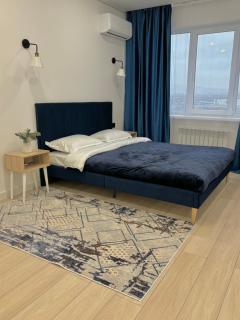 minimalistic blue apartments рядом Aport Mall East - 6
