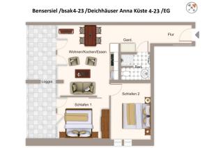 Deichhäuser Anna Küste Deichhäuser Anna Küste 4-23 - 9