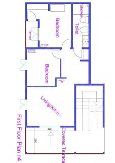 Spacious Apartment in Trou aux Biches – 70 m² – Garden View - 1