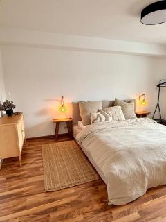 56qm für 4 Gäste, separates Schlafzimmer, Balkon, nahe Messe Essen und Rü - 0