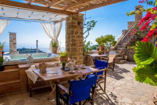 Comfortable house with sea view in Anatoli + jacuzzi - 8