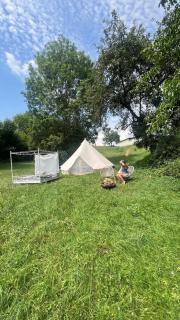 Glampingzelt mit Romantischem Himmelbett im Grünen - 0