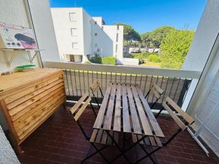 CEL'STUDIO-Parking privé-Clim réversible -Balcon-Lave-linge-Lit - POINT ZERO - 4