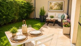 Disney 5mn Cosy Apartment with Garden Terrace & Parking - 0