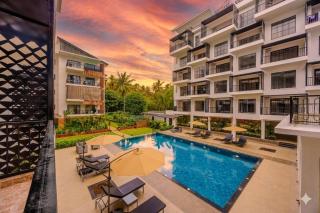 Saga De Luxor 1BR - Rooftop Pool - Calangute - 0