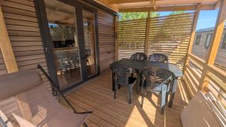 Mobilhome bord de plage camping les chênes - 1