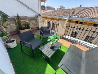 La Terraza de La Merced Preciosas vistas ciudad AireAc - Logroño - 0