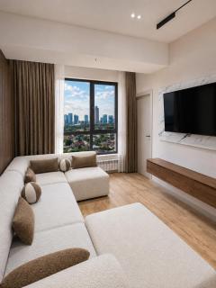 Modera Towers 21st Floor Apartment with Tashkent City View - 1