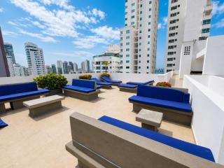 Apartamento en Cartagena con balcon con vista al mar y piscina - 2