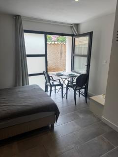Superbe studio plein pied centre Leucate-Village 24h - 9