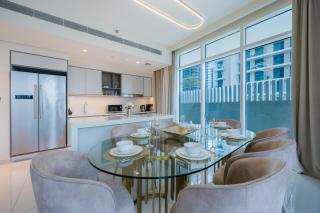 Vacationer Holiday Homes I Lux 3 Bed I Private Beach Access, Emaar Beachfront I Sunrise Bay Tower 2 - 9