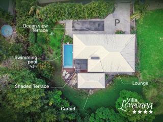 Villa 4 étoiles superbe vue mer, plage à 400m, piscine privée, lisière de forêt - 6