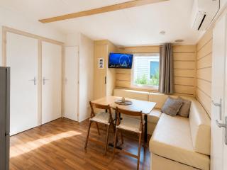 Superbe Mobilhome 3ch-6 pers TV, Wifi 5G, Climatisation - Bungalow Camping HOMAIR 3 étoiles - 6