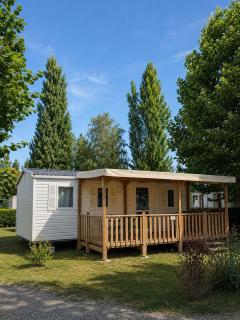Superbe Mobilhome 3ch-6 pers TV, Wifi 5G, Climatisation - Bungalow Camping HOMAIR 3 étoiles - 9