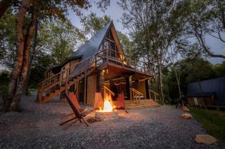 Valhalla Cabins AFrames with hot tubs & sauna - 9