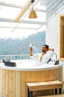 Beyond the Curb 3- BHK Villa with Private Jacuzzi, Open-air Terrace & Hill Views - 1
