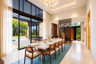 ELIVAAS Signature El Bosque Spacious 4-BHK Villa With Private Pool, Garden & Open-air theater setup - 8