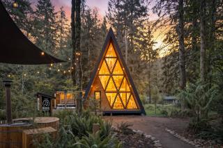 The PortlandiAFrame - Hot Tub, Sauna, Cold Plunge - 0