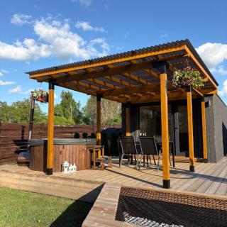 Rātes Krasti - PĒRLE- holiday house with sauna and lakeview - 0