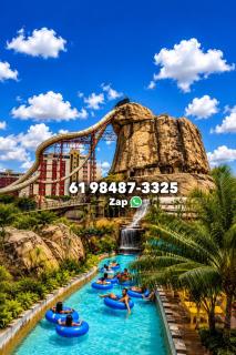 diRoma Luxo Oficial Apt mais diRoma Acqua Park e Splash, Roupa de Cama e Toalhas Aceitamos Pet, Parcelamos até 12x no Cartão de Crédito sem Juros , Brinde Café da Manhã - 0