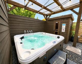 Cozy wellness cabin with home cinema and private jacuzzi ,sauna and garden between Amsterdam Haarlem and Schiphol Airport - 7