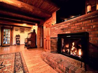 Secluded 3-bedroom log home that borders VT state park - 1