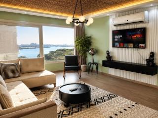 2BR Artistic Duplex on the Nile Prime Maadi - 9