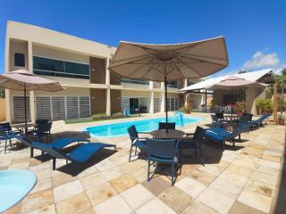 Apto Térreo de Frente para a Piscina - 200m do Acesso Público a Praia dos Carneiros - 3 Quartos e Sala Climatizados - Acomoda até 10 Pessoas - 0