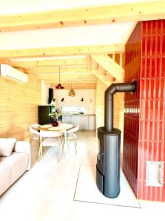 Polesie slow life, bez sąsiadów , nowoczesny domek z tarasem w pobliżu jezior i Poleskiego Parku Narodowego , sauna , jacuzzi, WiFi - 3