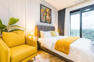 Modern Studio with Balcony Serviced Apartment in Accra near Airport 1SKA04 - 0