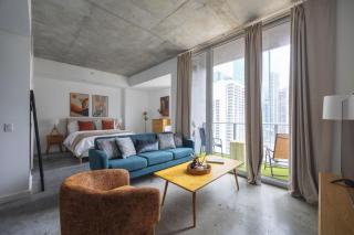 Chic Studio by Brickell & Miami Beach WD Pool Gym - 0
