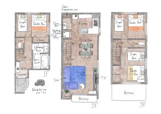 SCD2 Fully Equipped House for 9 in Ikebukuro - 9