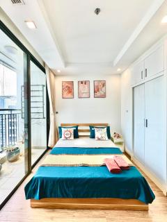 Cozy Skyline Escape Studio Near Hanoi Major Business District - 9